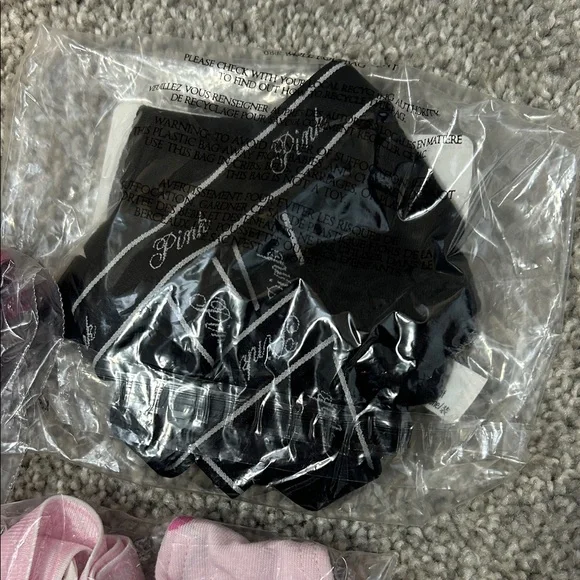 PINK Victoria's Secret Panties Set - Pink & Black - Picture 2 of 7